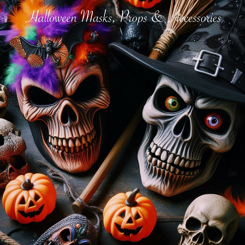 Halloween Masks, Props & Accessories