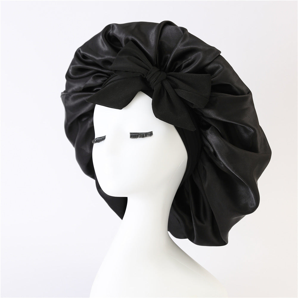 New Double Layer Hair Sleeping Bonnet