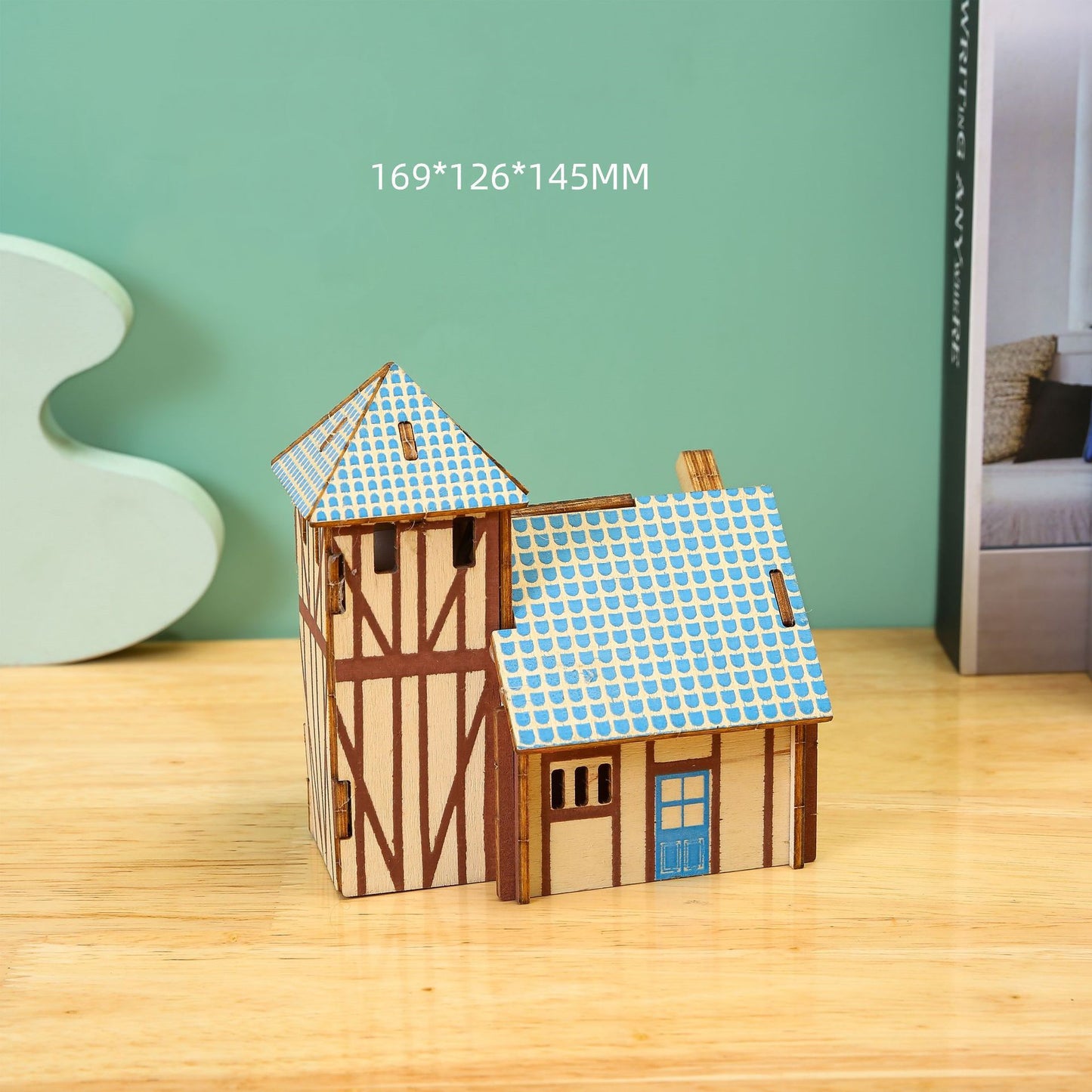 3D Three-dimensional Puzzle Plywood Handmade DIY Assembly Model