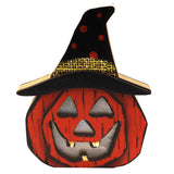 Halloween Wooden Pumpkin Lamp 