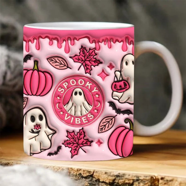 Halloween Pumpkin Ceramic Coffee Mug