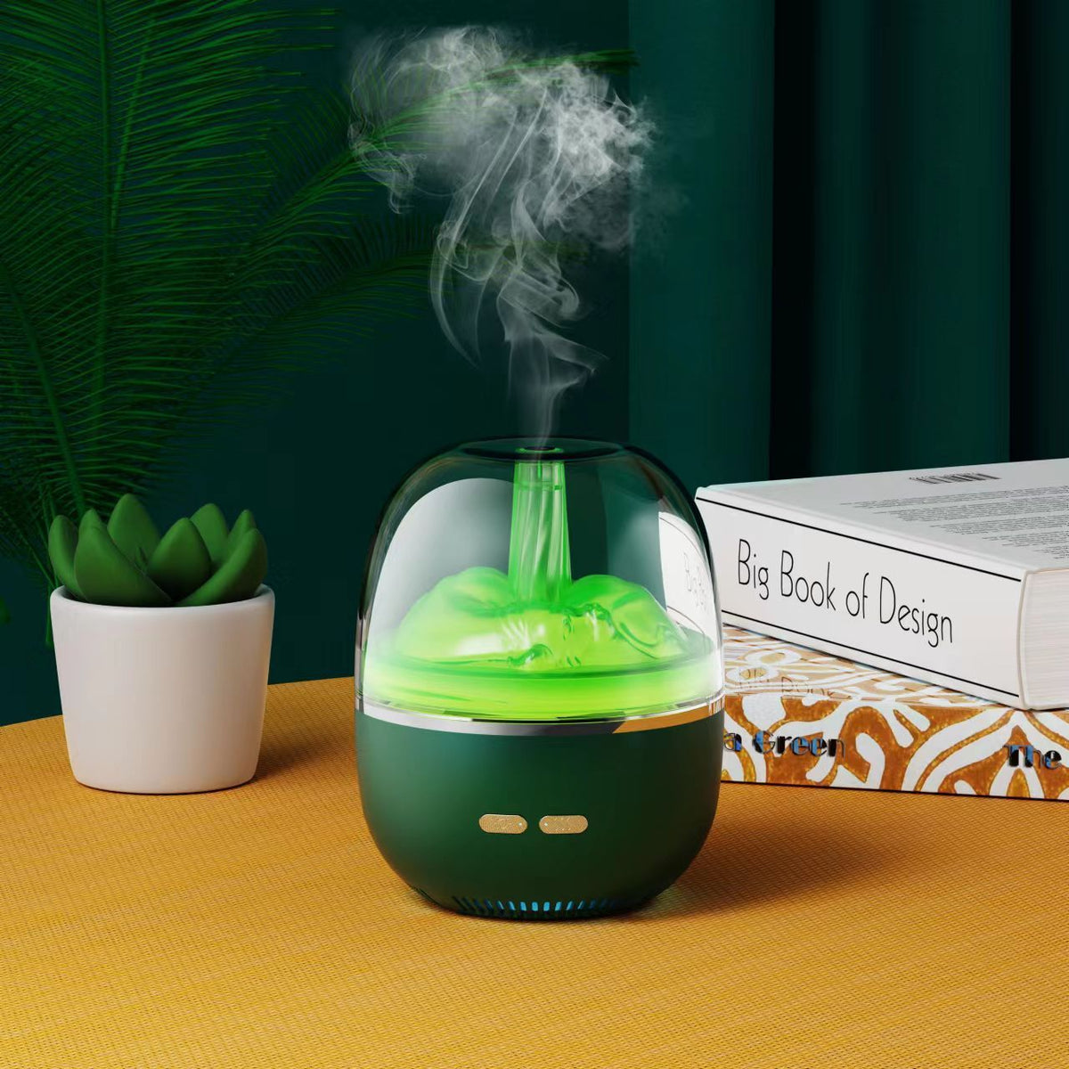 Modern Glow Humidifier with Colorful Gradient Light