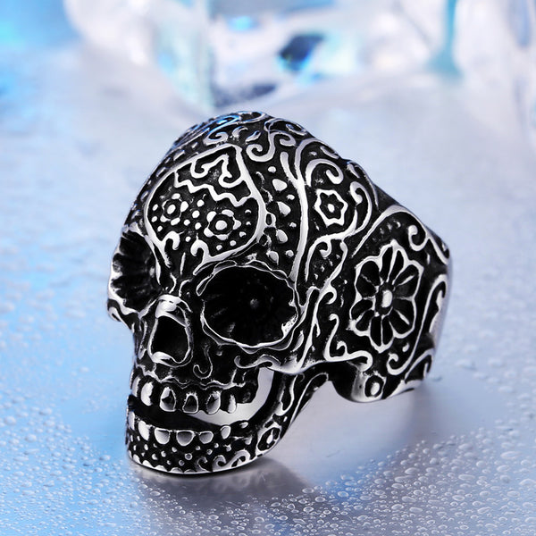 Hip Hop Skull Ring 