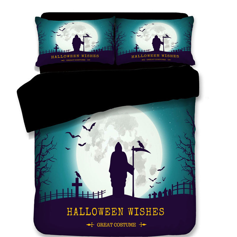 Halloween Bedding 4-Piece Set