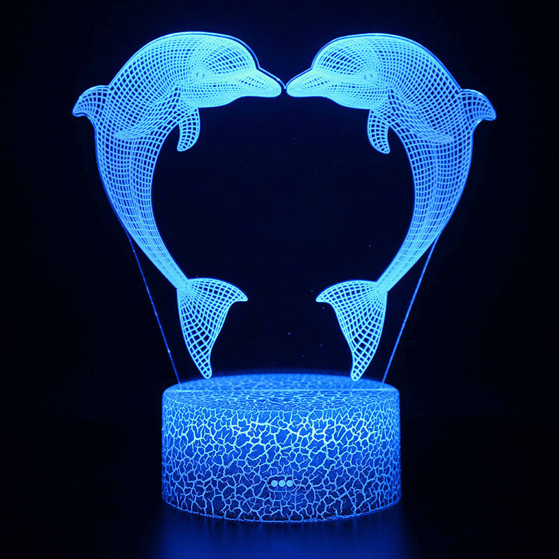 Dolphin 3D LED Night Light