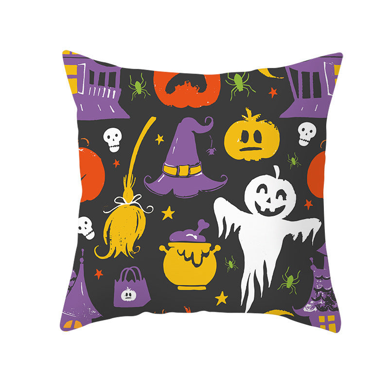 Haunted Halloween Pillow Cover