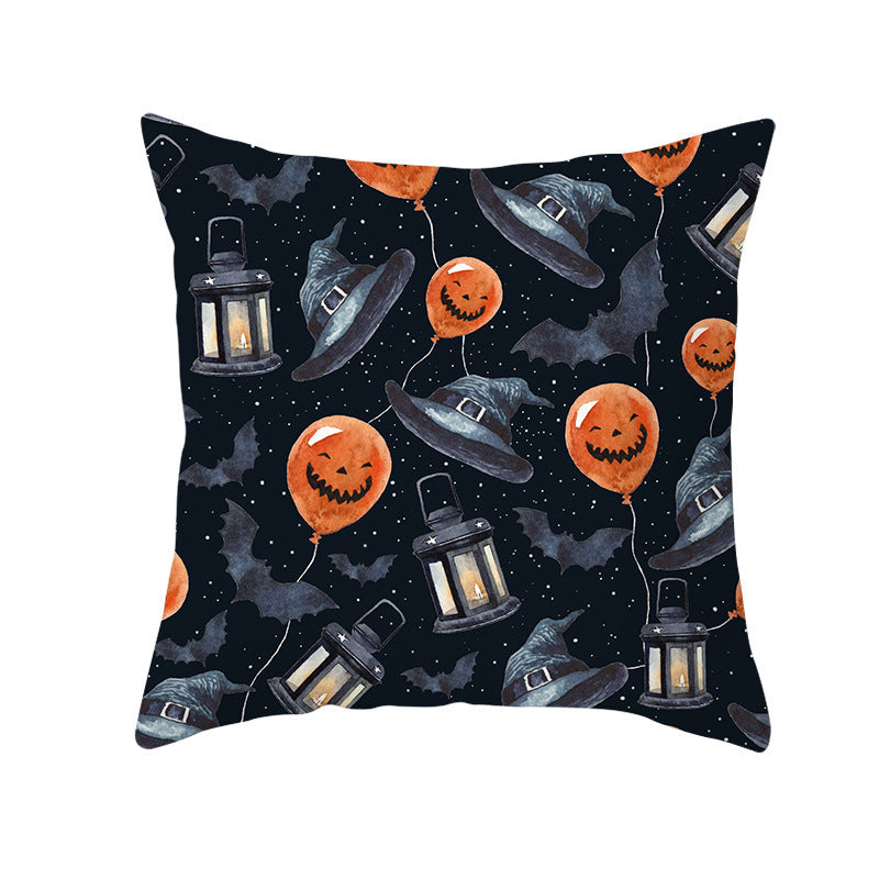 Haunted Halloween Pillow Cover