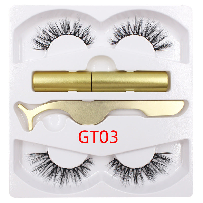 Magnetic Eyelashes with Eyeliner kit