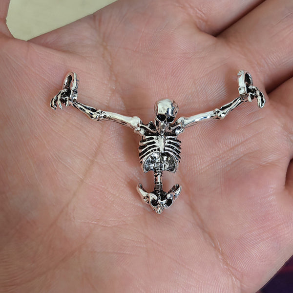 Retro Punk Halloween Skull Necklace