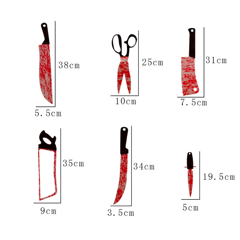 Blood Knife String Set Halloween Decoration