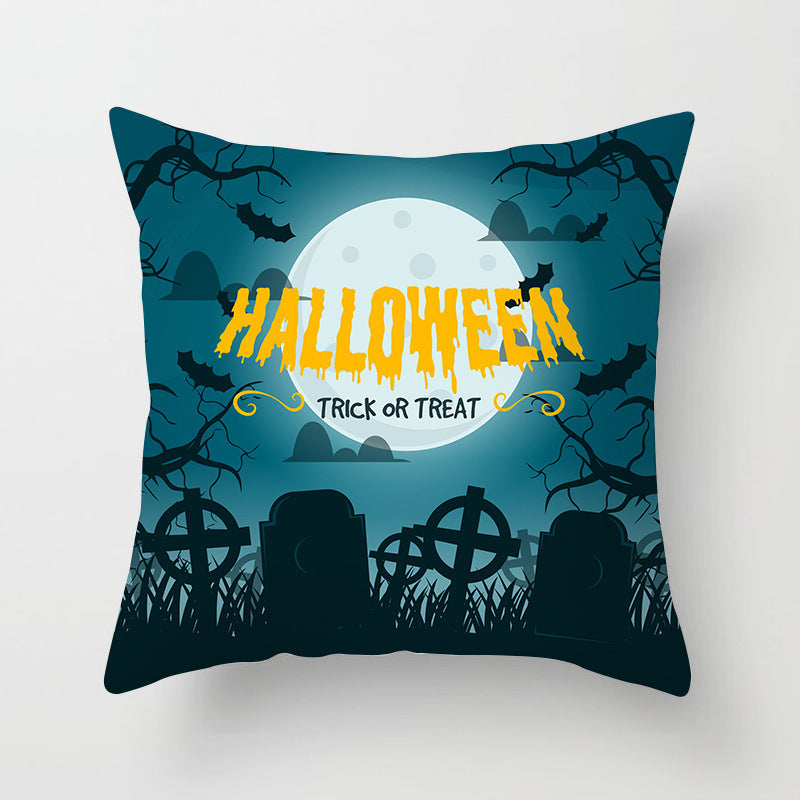 Haunted Halloween Pillow Cover