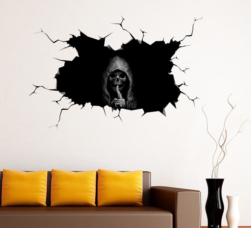 Halloween Skull Wall/Car Sticker