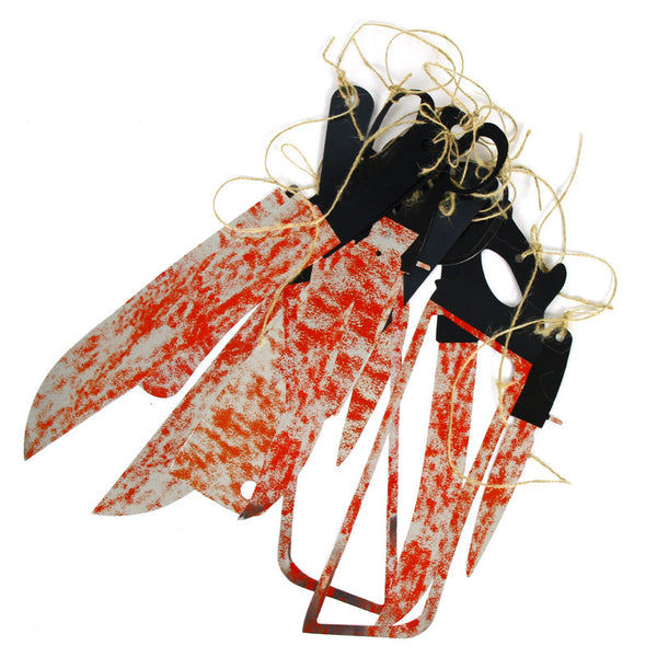 Blood Knife String Set Halloween Decoration