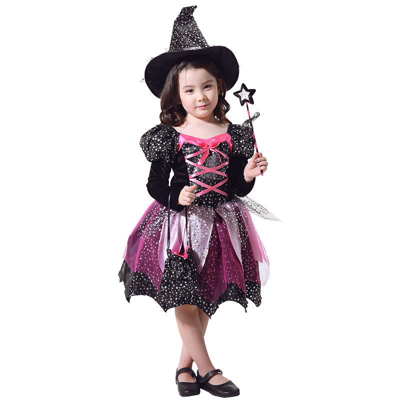 Halloween Girl's Light-Up Witch Costumes