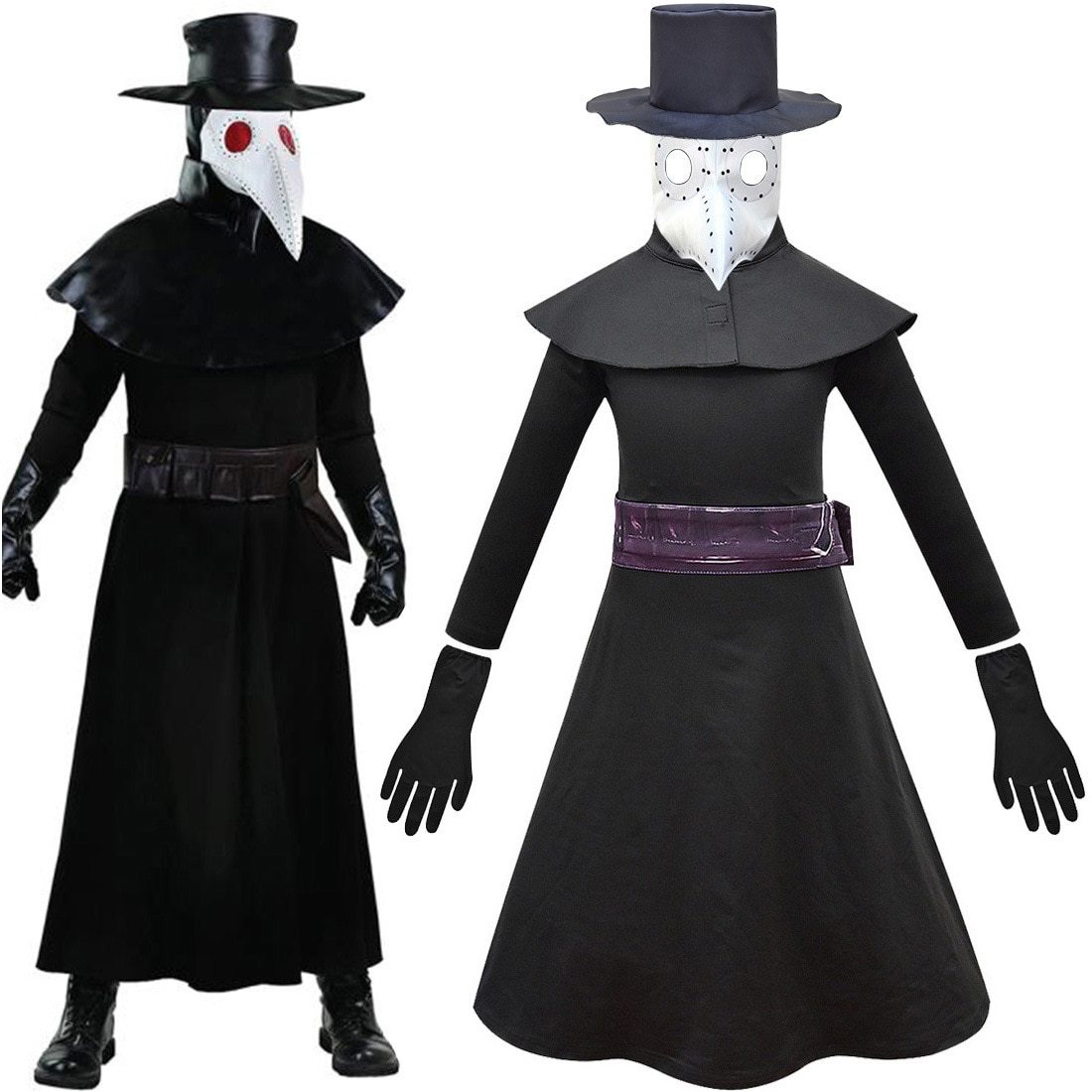 Plague Doctor Halloween Costume Set