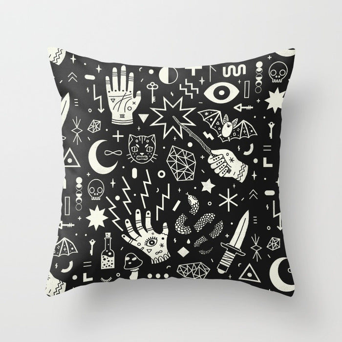 Ghoulishly Fun Halloween Pillow Cover