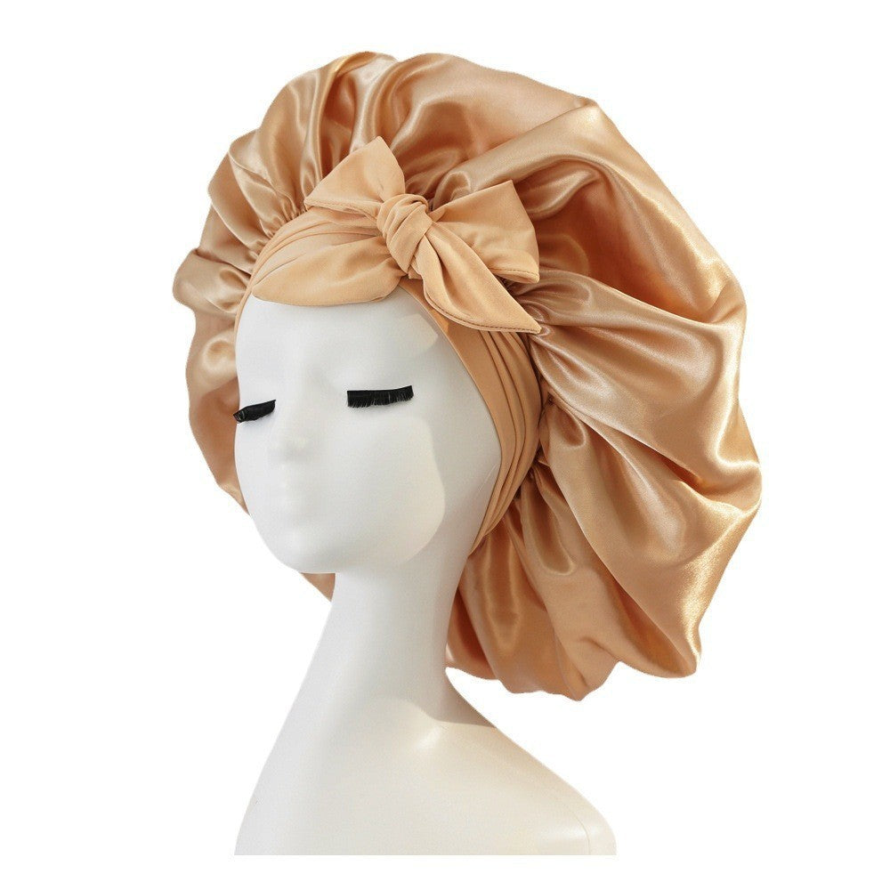 New Double Layer Hair Sleeping Bonnet