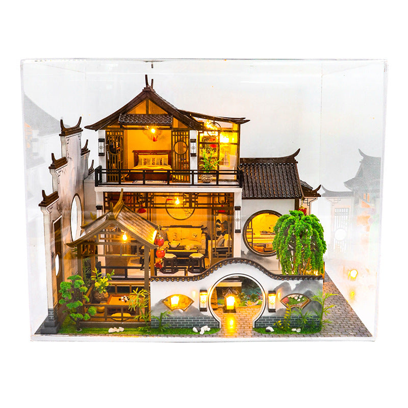 Cottage Ancient Style Poetic Wooden Handmade Toys