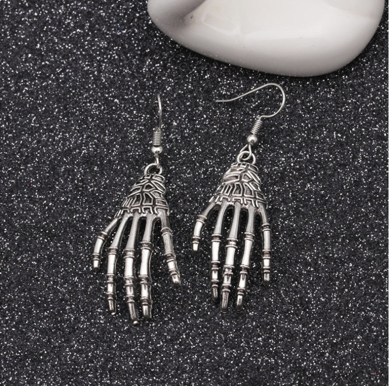 Halloween Skeleton Hands Earrings