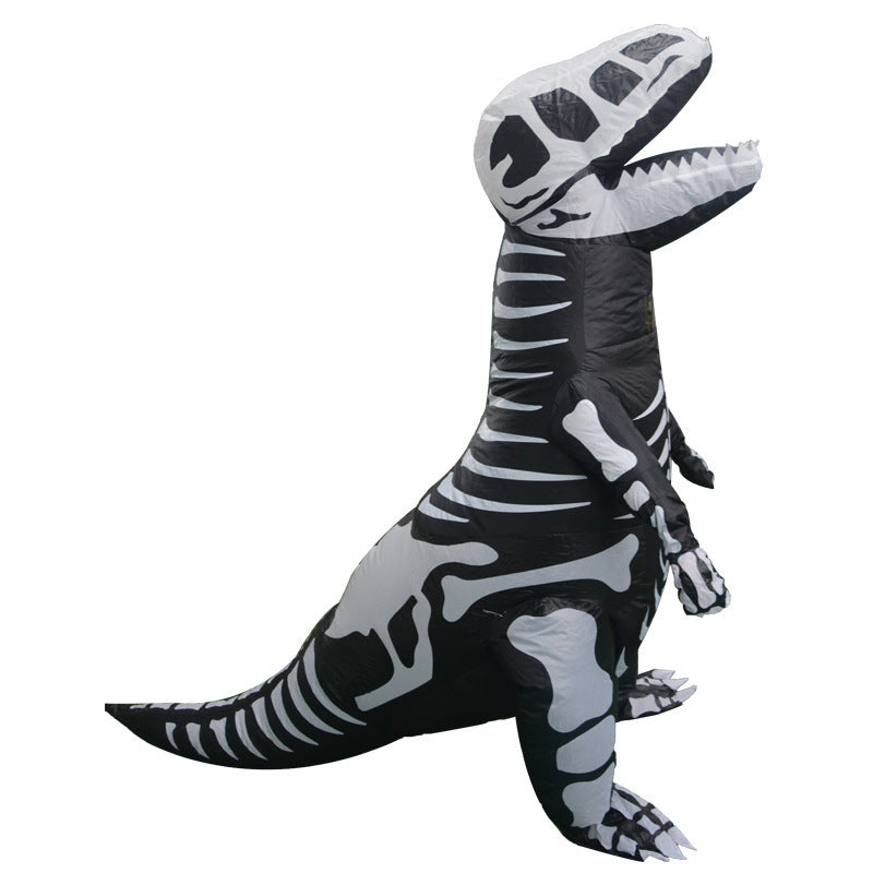 Halloween T-Rex Skeleton Inflatable Costume