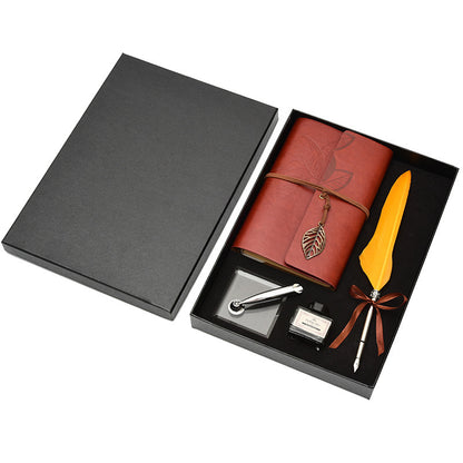 Feather Dip Pen Gift Set