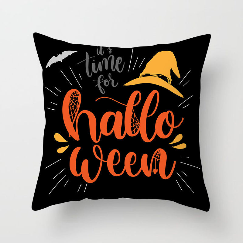 Haunted Halloween Pillow Cover