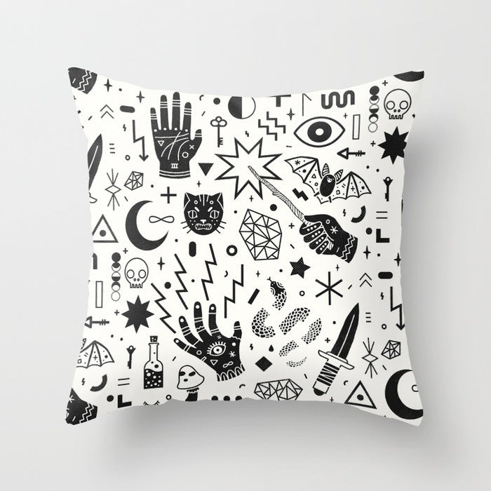 Ghoulishly Fun Halloween Pillow Cover