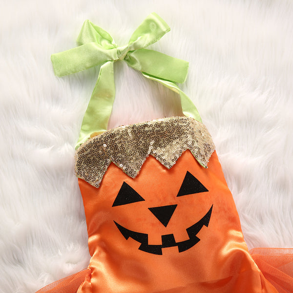 Baby's Halloween Pumpkin Tutu Costume