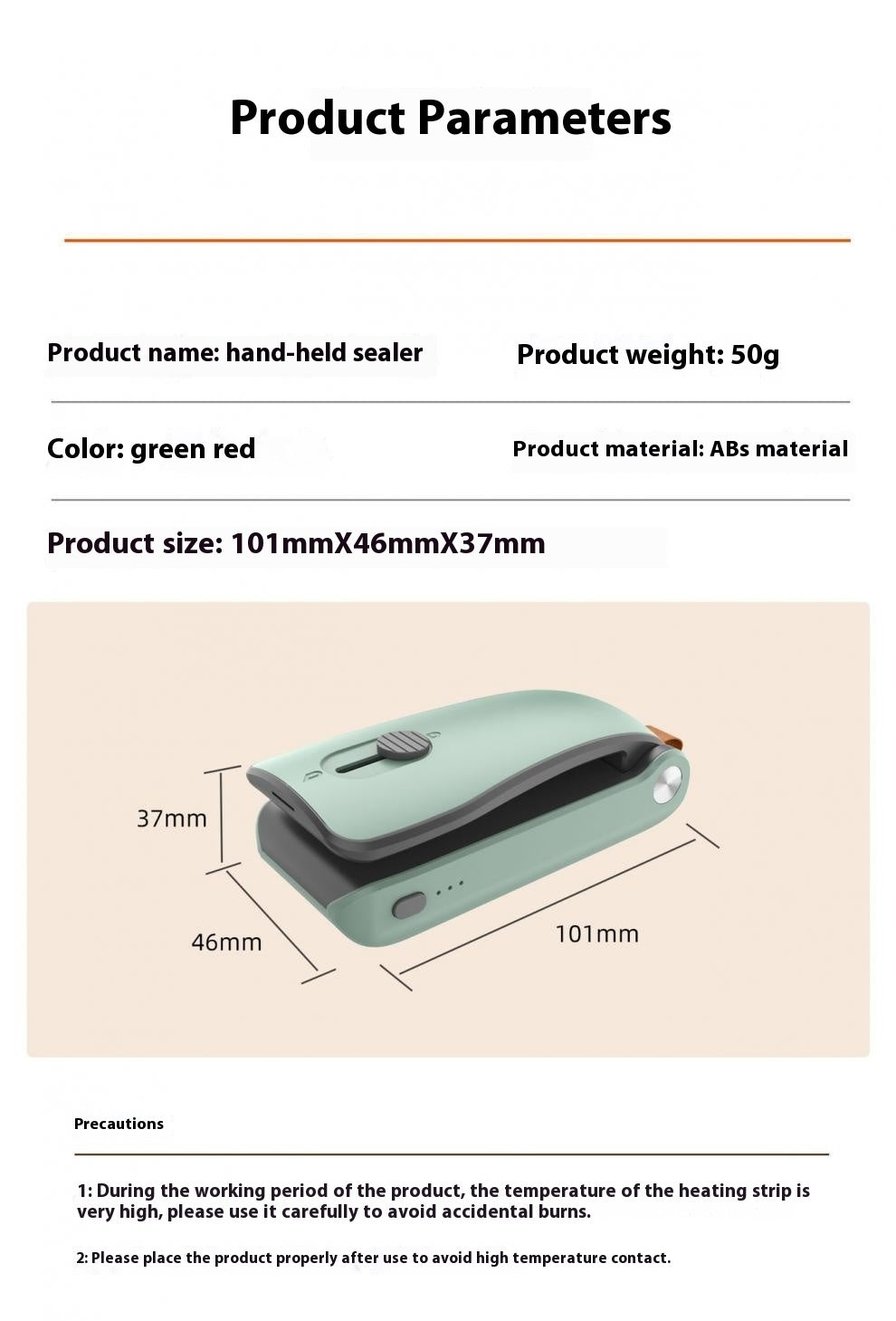 Hand Sealed Portable Mini Sealing Machine