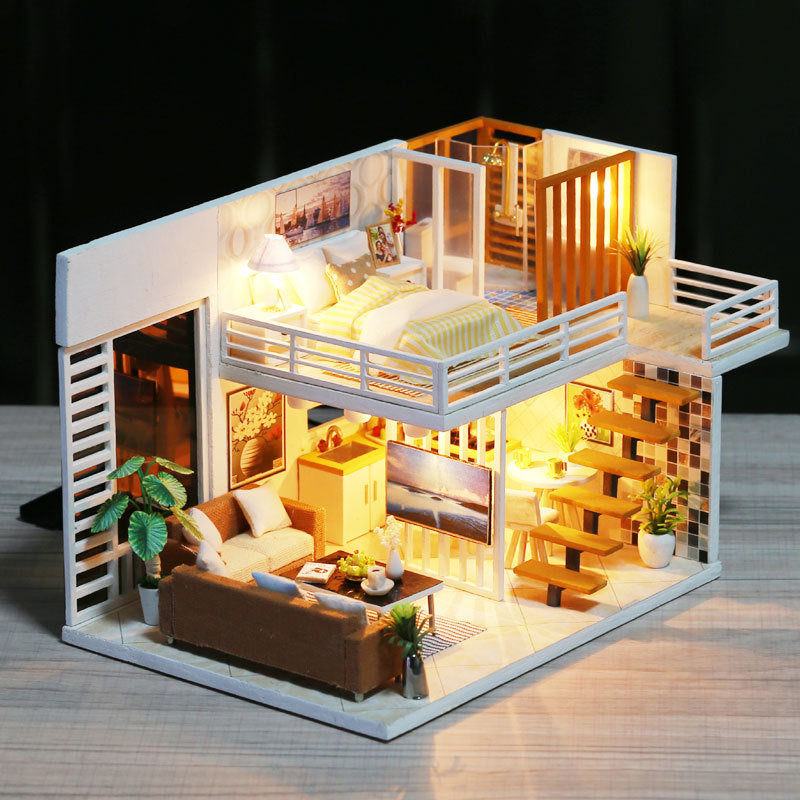 DIY Miniature 2-Story House Model