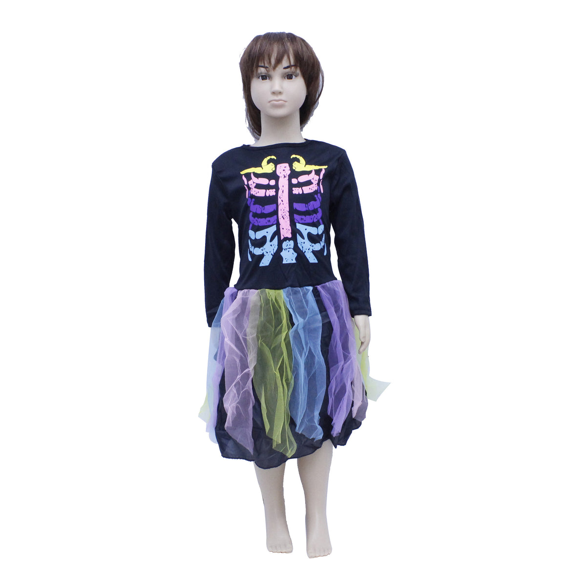 Halloween Girl's Skeleton Dress Costume