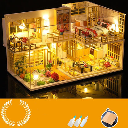 Handmade House Model Wind Assembled Villa