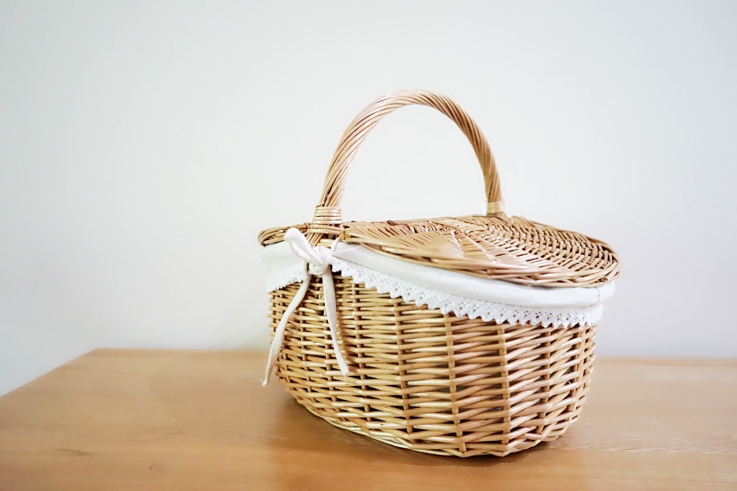 Wicker Rattan Woven Shopping Basket Gift Basket