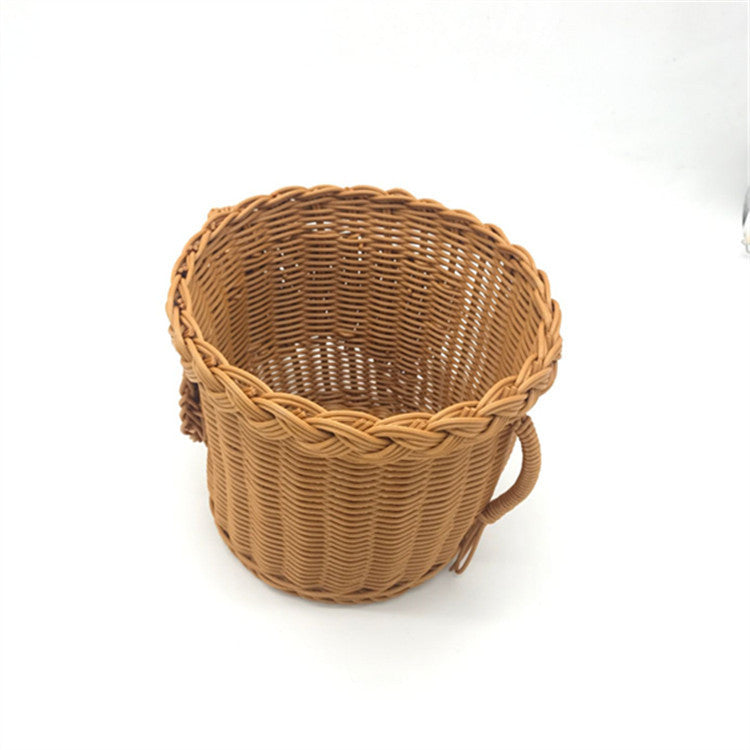 Creative Home Furnishing Rattan Elephant Storage Basket