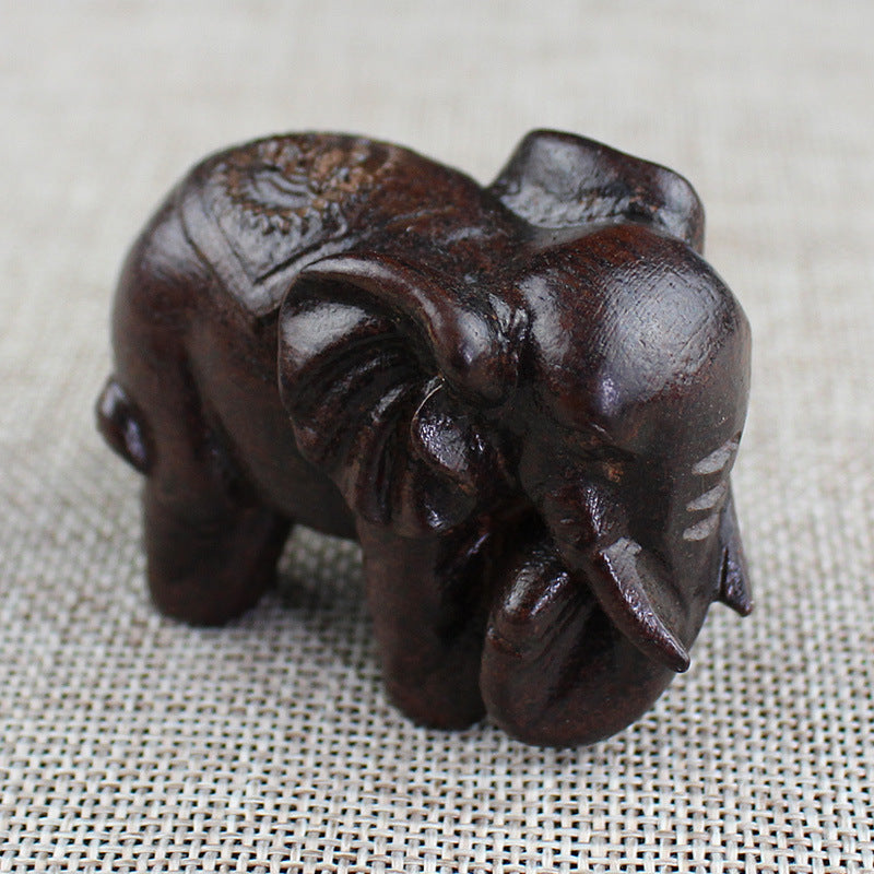 Home Office Solid Wood Elephant Ornaments