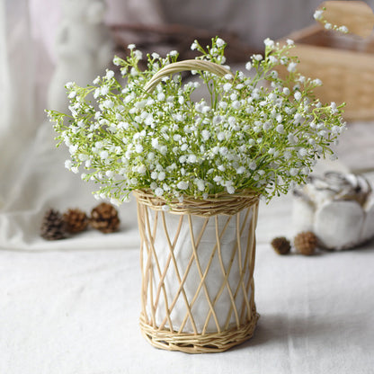 Pastoral Handmade Rattan Basket Decoration