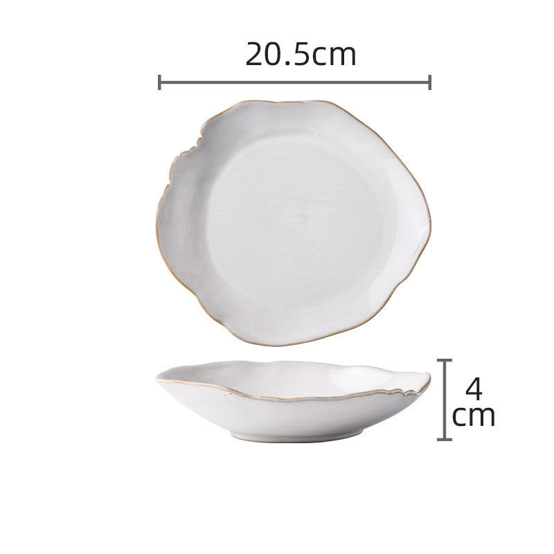 Personality Creative Irregular Ceramic Dishes