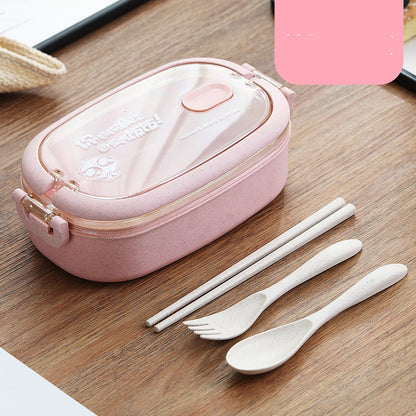 Student Portable Lunch Box Simple Split Fruit Weight Loss Bento Box