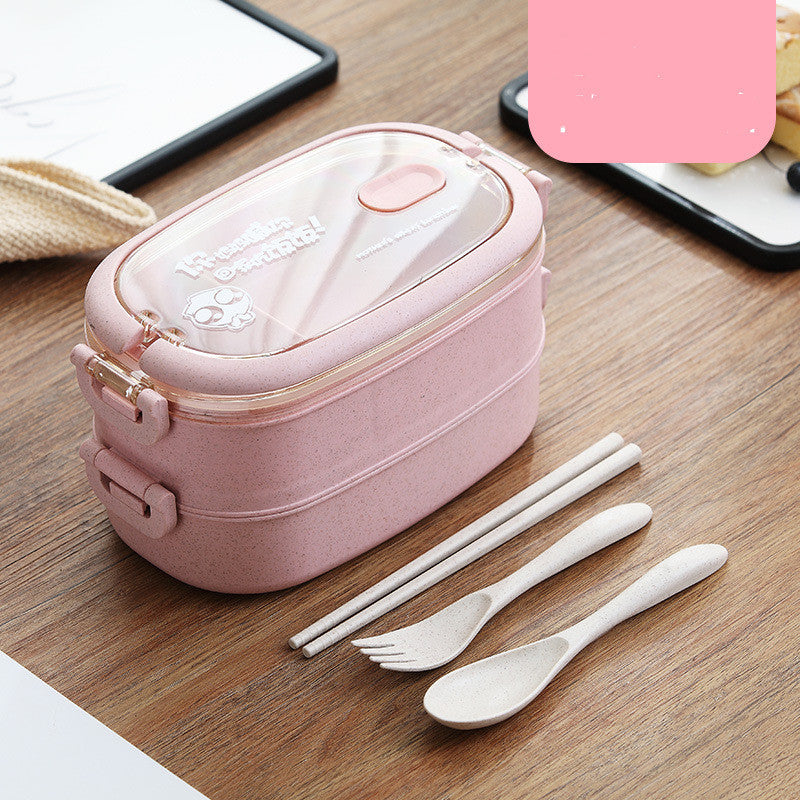 Student Portable Lunch Box Simple Split Fruit Weight Loss Bento Box