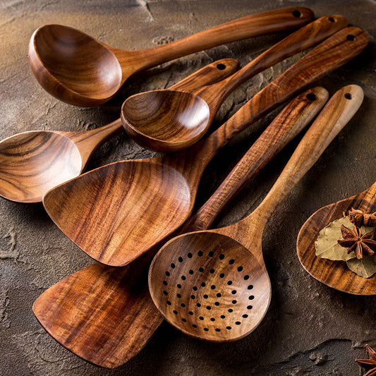 Kitchenware Set Household Non-stick Cookware Wooden Spoon