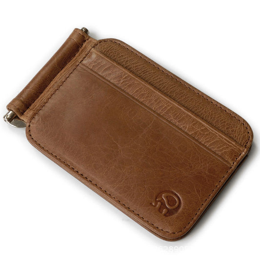 Elephant Leather Card Holder