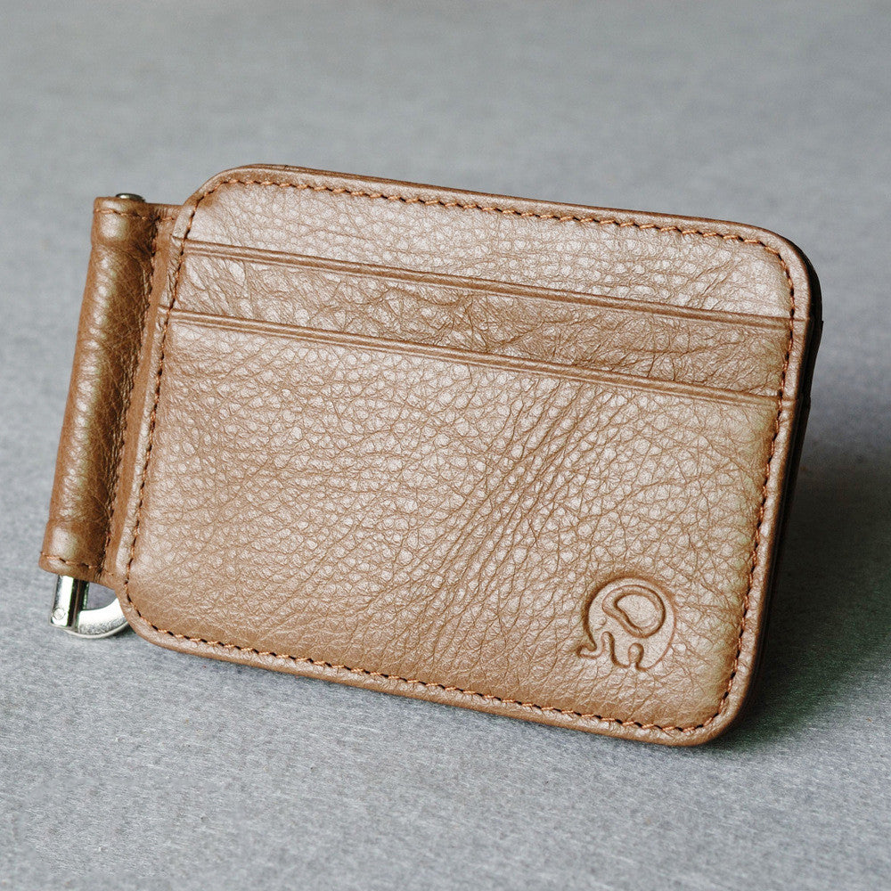 Elephant Leather Card Holder