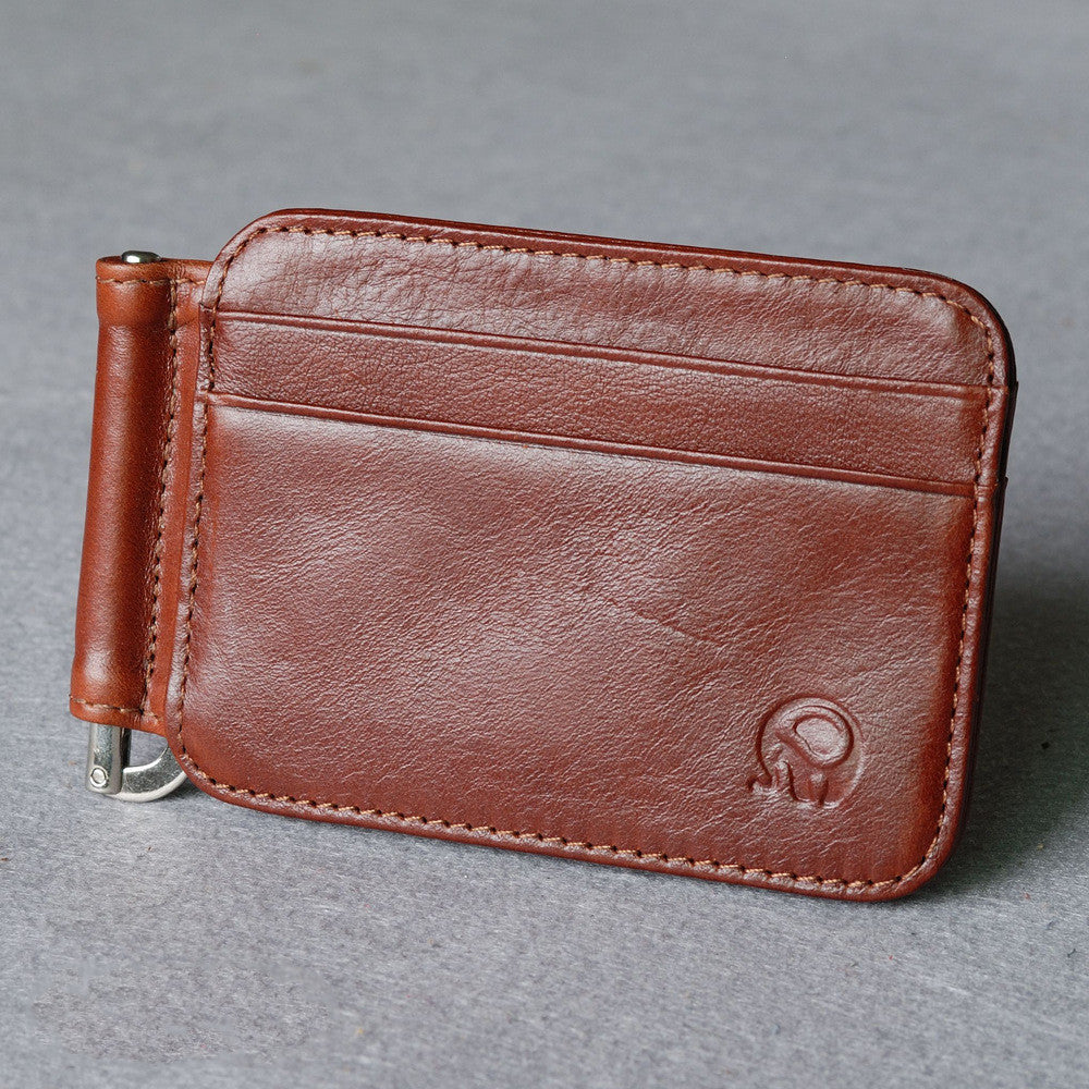 Elephant Leather Card Holder