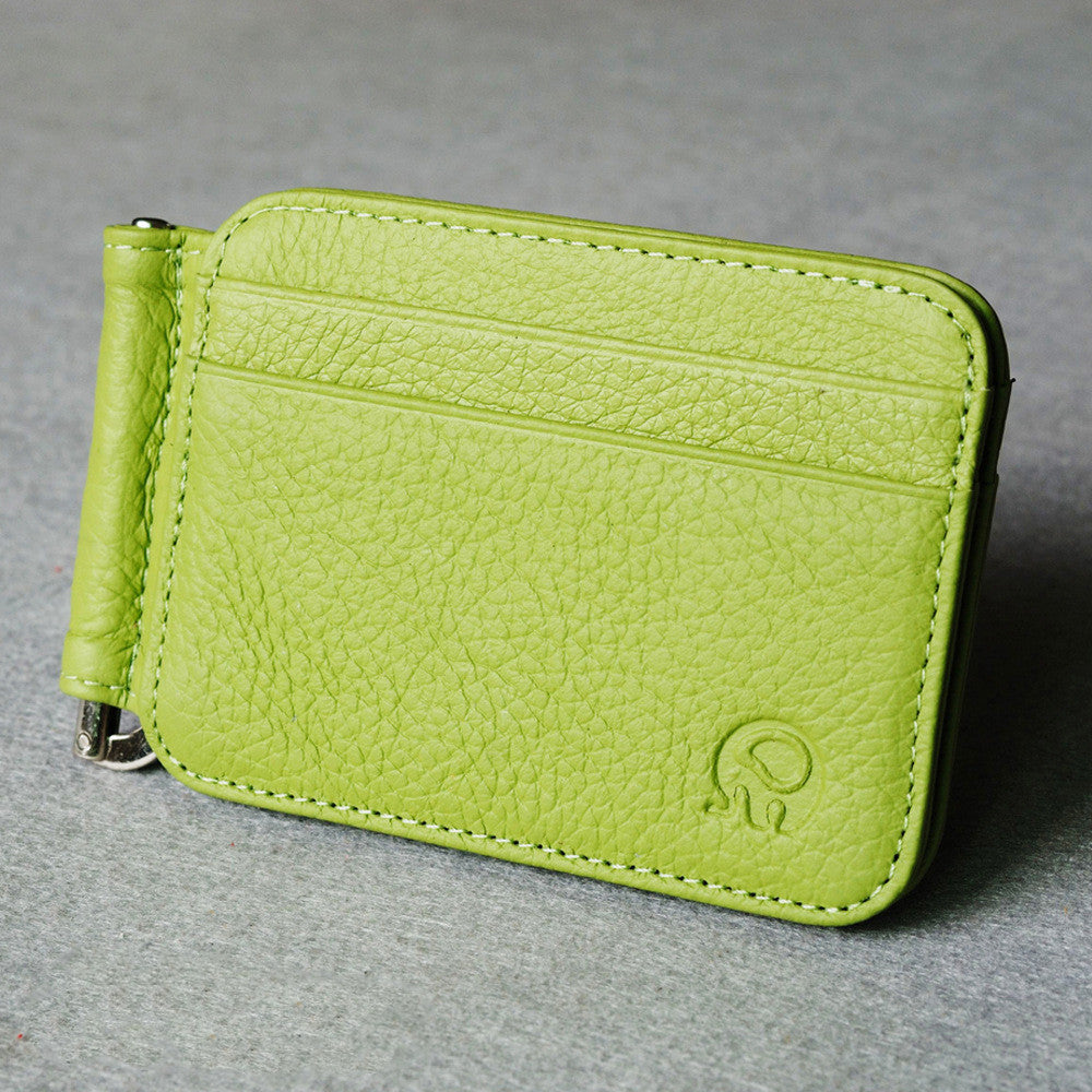 Elephant Leather Card Holder