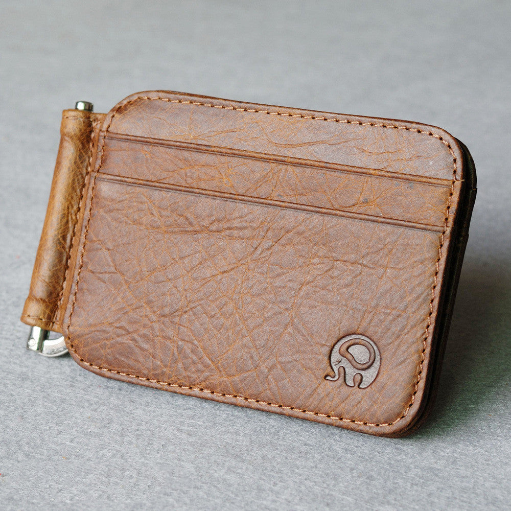 Elephant Leather Card Holder