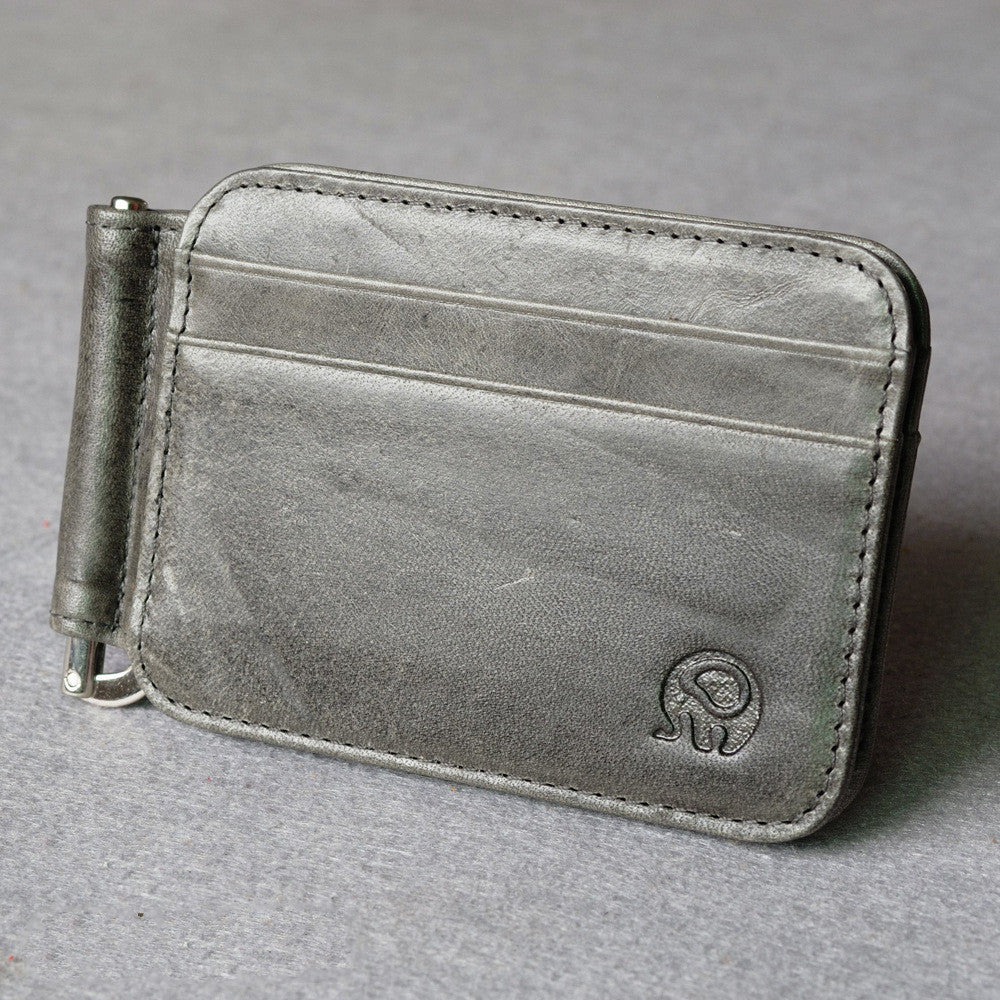 Elephant Leather Card Holder