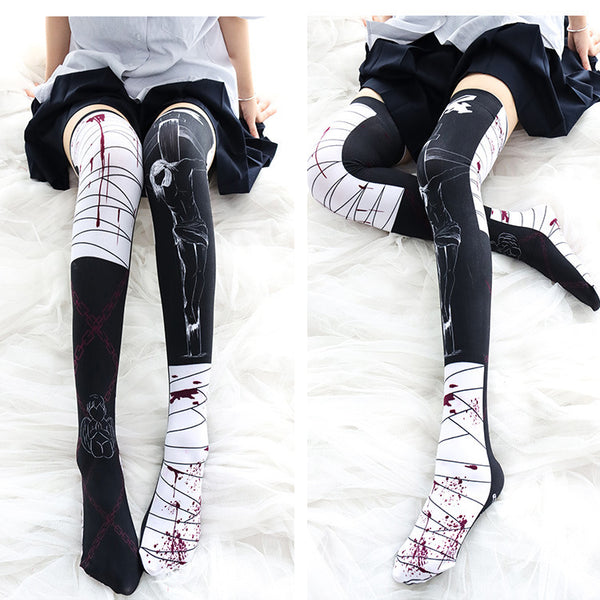 Halloween Bloodmark Adult Socks