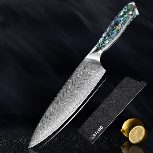 Steel Knife Set Kitchen Knife Chef Knife Japanese Style Santoku Knife