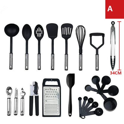 Nylon kitchenware 24-piece set stainless steel kitchen tool