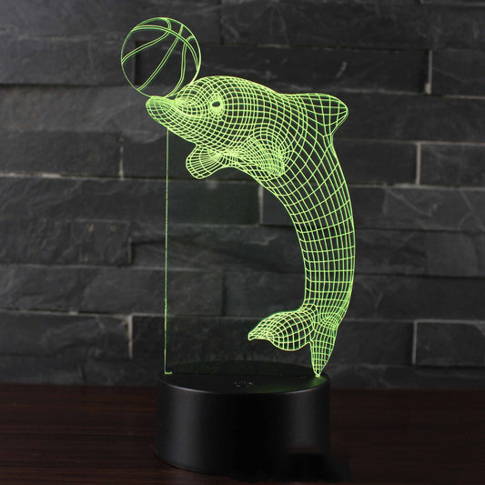 Dolphin 3D LED Night Light